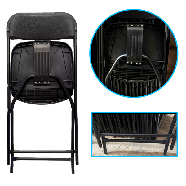 Silla plegable de plástico calibre 18 - Image 2
